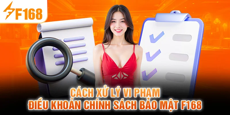 Cách xử lý vi phạm điều khoản chính sách bảo mật F168